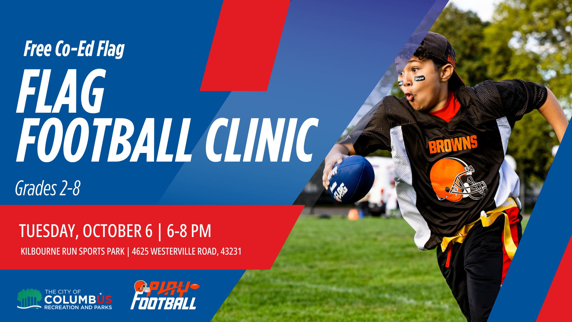 Free Co-Ed Flag Football Clinic
